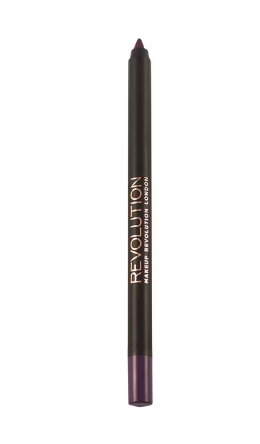 Set Makeup Revolution: Retro Luxe, Matte, Liquid Lipstick, Royal, 5.5 ml + Retro Luxe, Lip Liner, Royal, 1 g