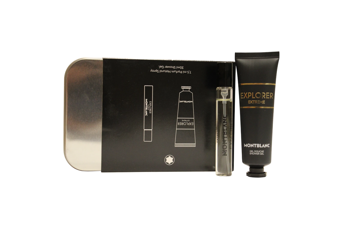 Montblanc Explorer Extreme Discovery Set: 7.5 ml Parfum + 30 ml Shower Gel