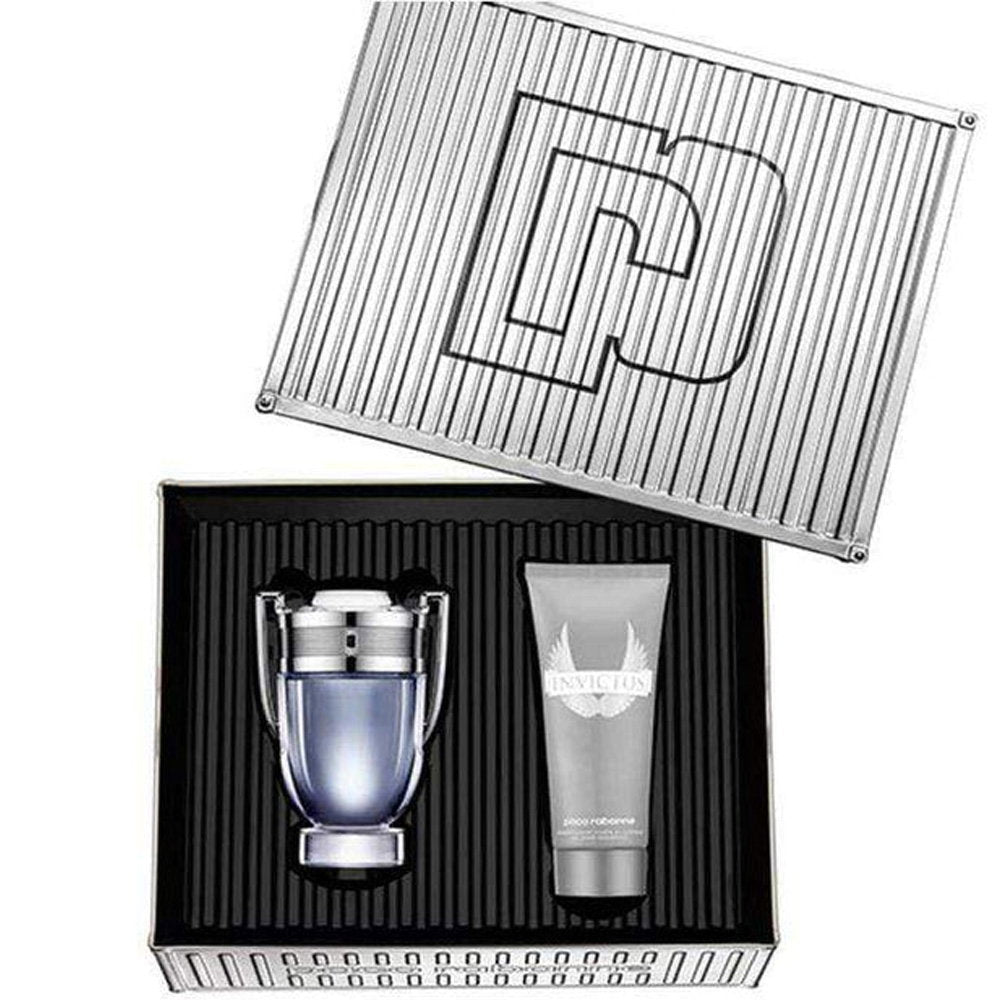 Set Paco Rabanne: Invictus, Eau De Toilette, For Men, 100 ml + Invictus All Over, Shower Gel & Shampoo 2-In-1, 100 ml