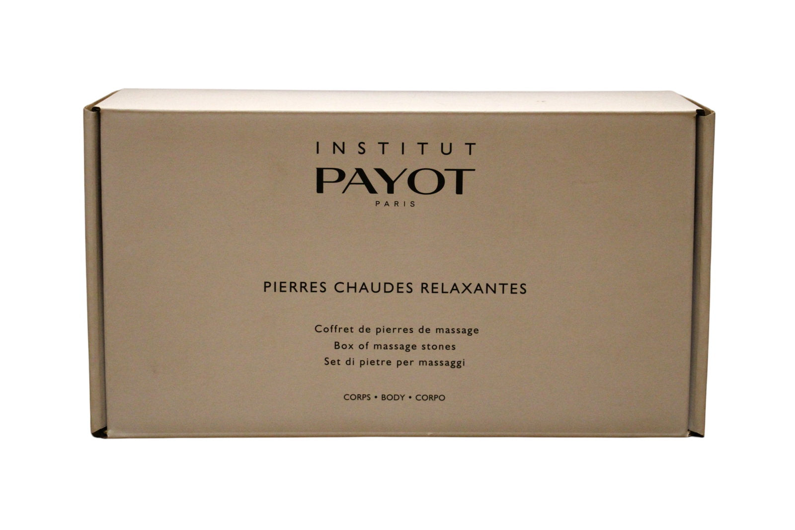 Set, Payot, Pro Box, Dark Gray, Relaxing, Body Massage Stone, 4 pcs