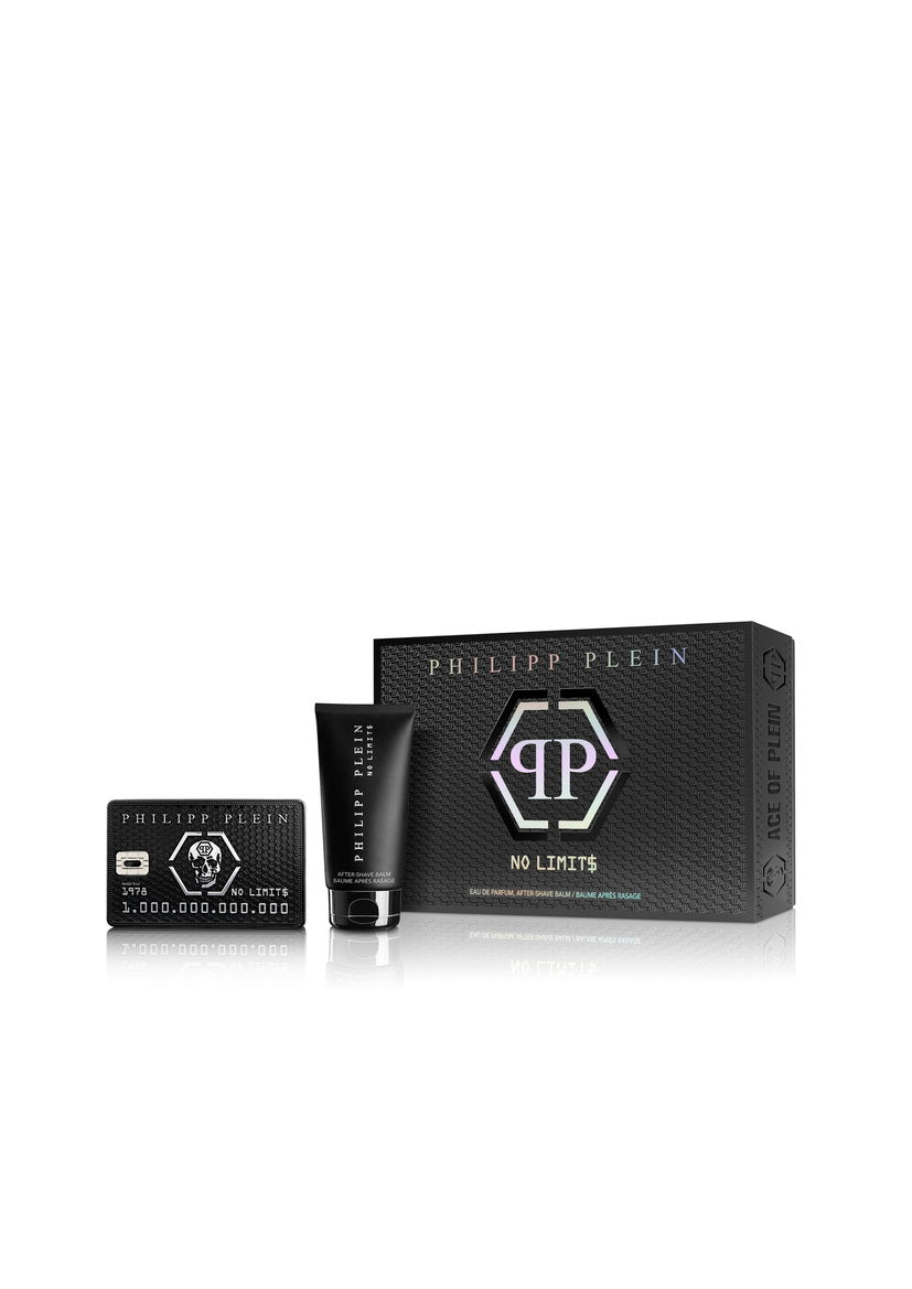 Set Philipp Plein: No Limits, Eau De Parfum, For Men, 50 ml + No Limits, Moisturizing, After-Shave Balm, 50 ml