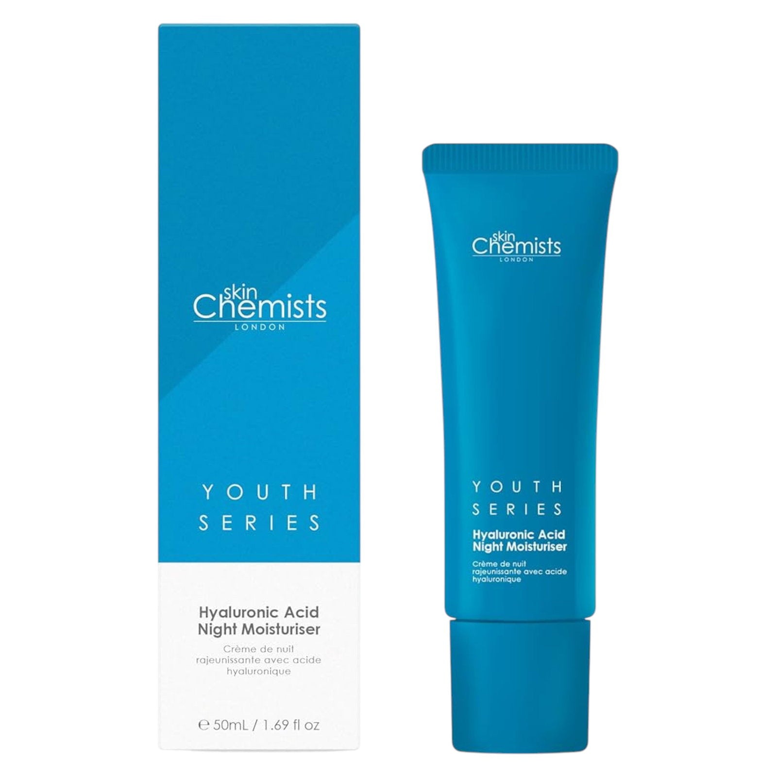 Skin Chemists, Youth Series, Moisturiser, At Night, Cream, For Face, 50 ml