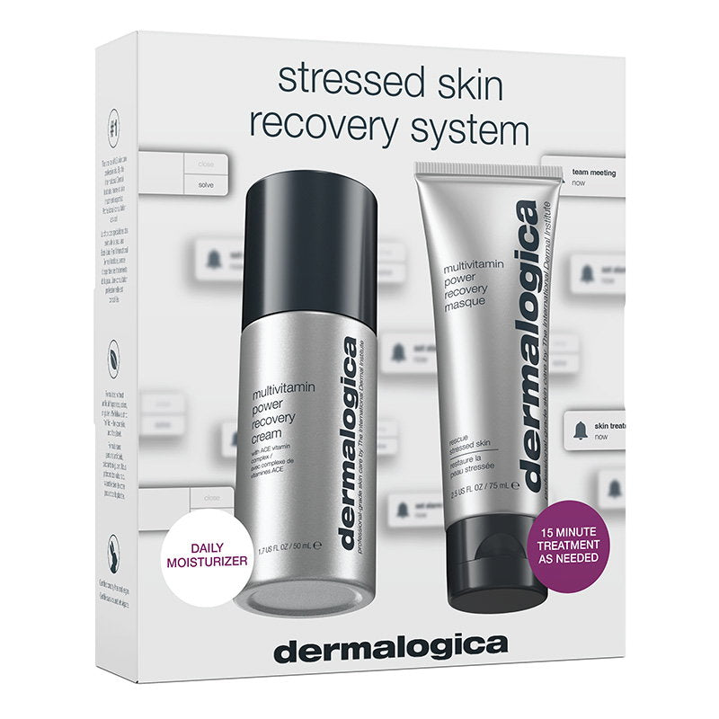 Stressed Skin Recovery System Set Dermalogica: Multivitamin Power Recovery, Recovery, Cream, For Face, 50 ml + Multivitamin Power Recovery, Recovery, Cream Mask, For Face, 75 ml