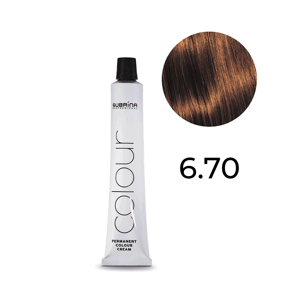Subrina Professional, Essential Colour, Permanent Hair Dye, 6/7 Dark Chestnut Blonde, 100 ml