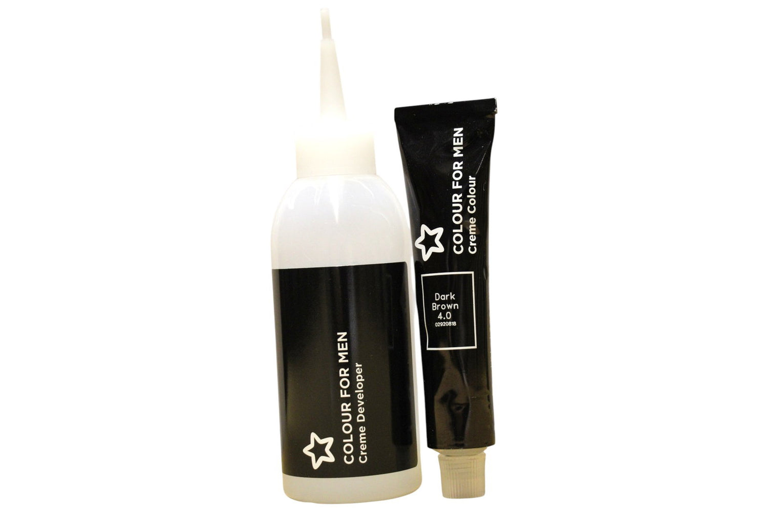 Superdrug, Colour For Men, Semi-Permanent Hair Dye, 4.0 Dark Brown, 30 ml *Tester