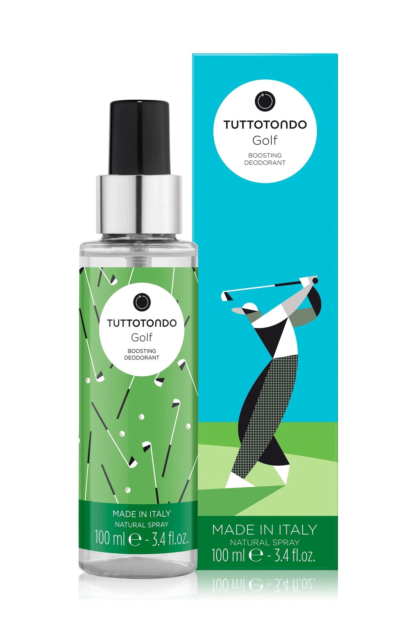 Tuttotondo, Golf Boosting, Anti-Perspirant, Deodorant Spray, For Men, 100 ml