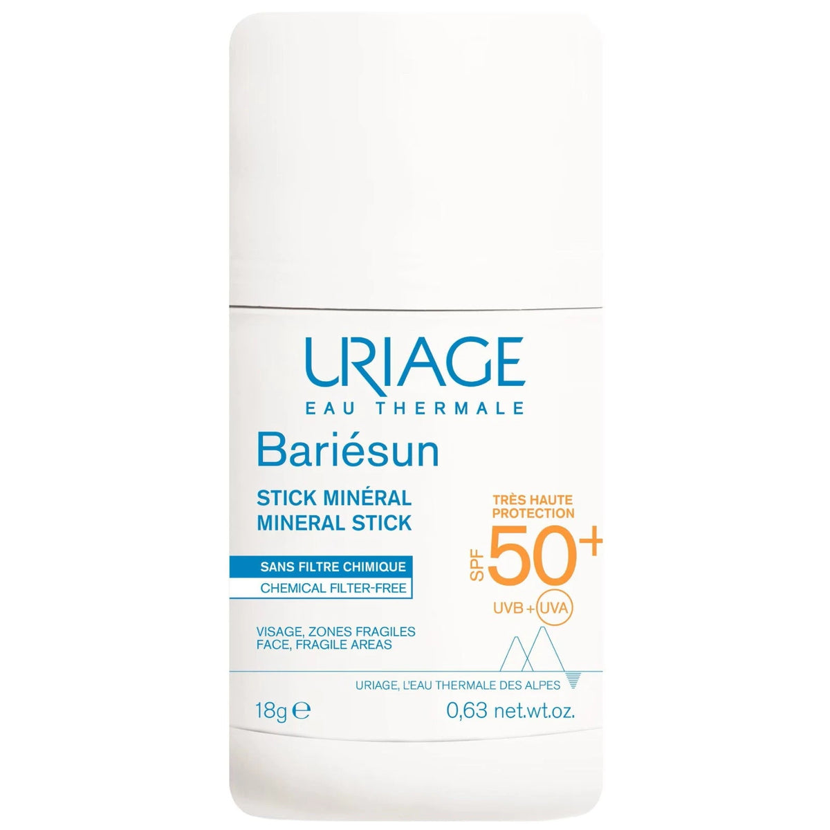 Uriage Bariésun Mineral Sunscreen Stick SPF50+ 18 g
