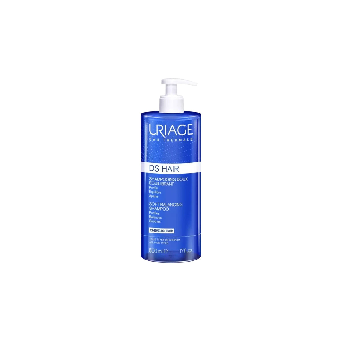 Uriage DS Hair Soft Balancing Shampoo 500 ml
