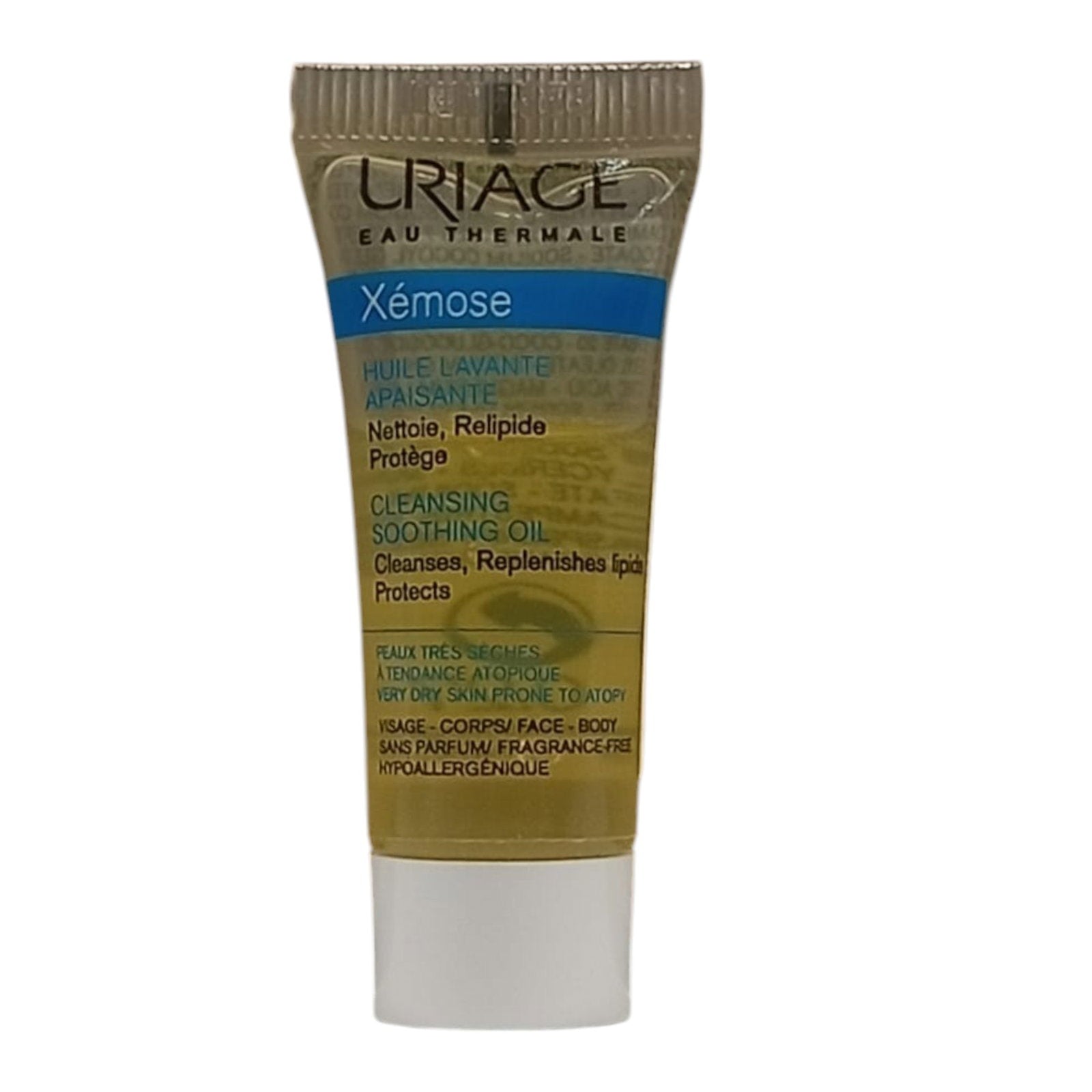 Uriage,  Xemose, Shea Butter, Soothing, Cleansing Oil, For Face & Body, 8 ml *Sample