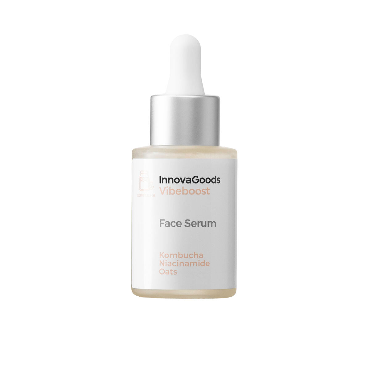 Facial Serum Kombucha Vibeboost InnovaGoods 30 ml serum bottle