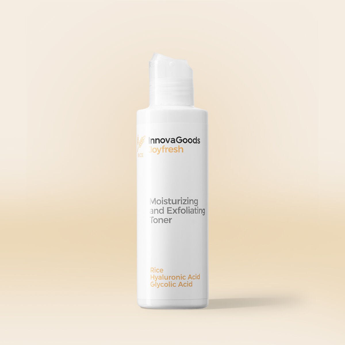 Moisturizing and Exfoliating Facial Toner Rice Joyfresh InnovaGoods 150 ml skincare packaging
