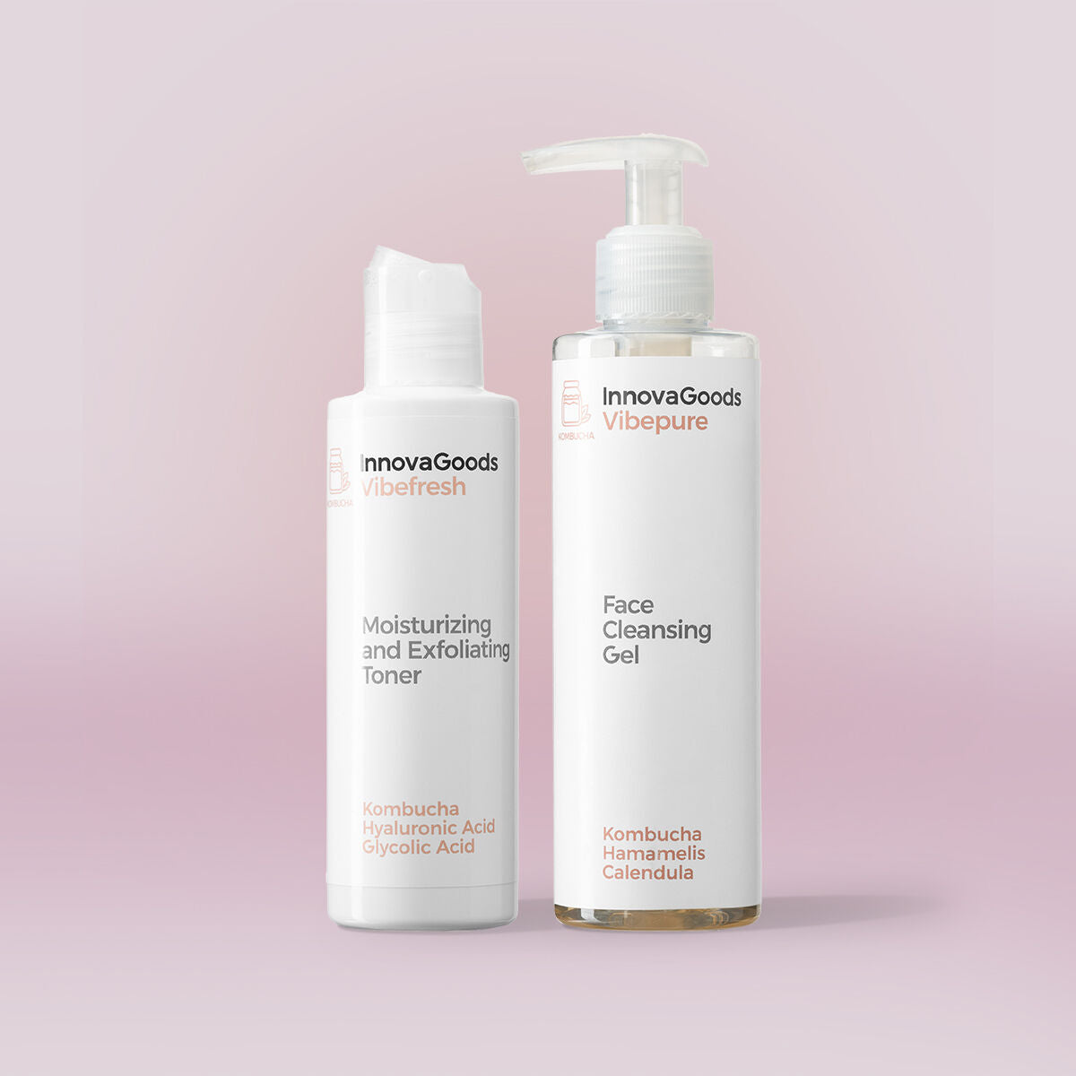 Face Cleansing Duo Pack Kombucha InnovaGoods product packaging