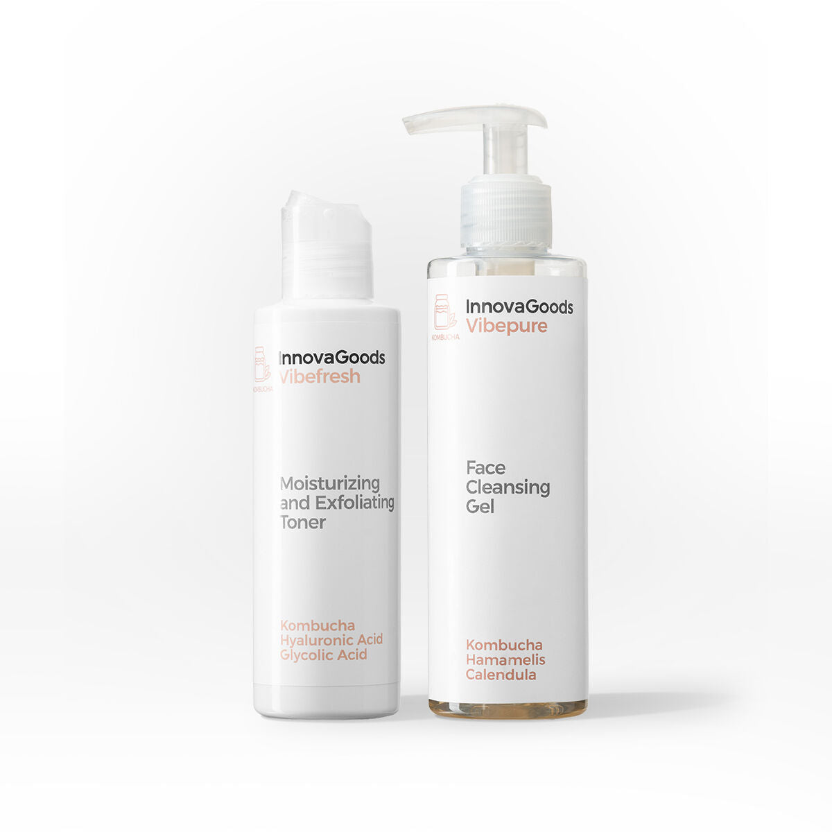 Face Cleansing Duo Pack Kombucha InnovaGoods product packaging