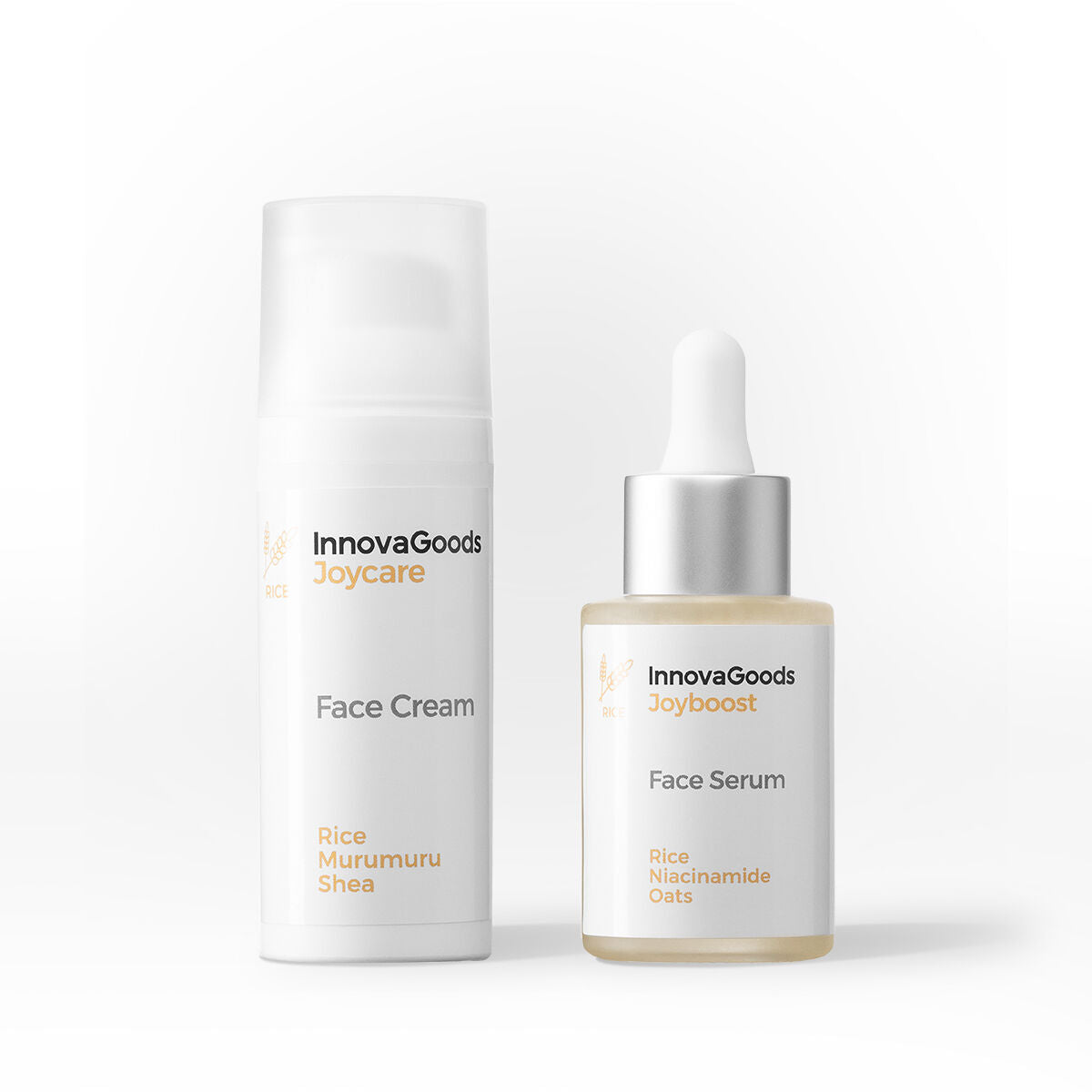 Face Moisturising Duo Pack Rice InnovaGoods product packaging