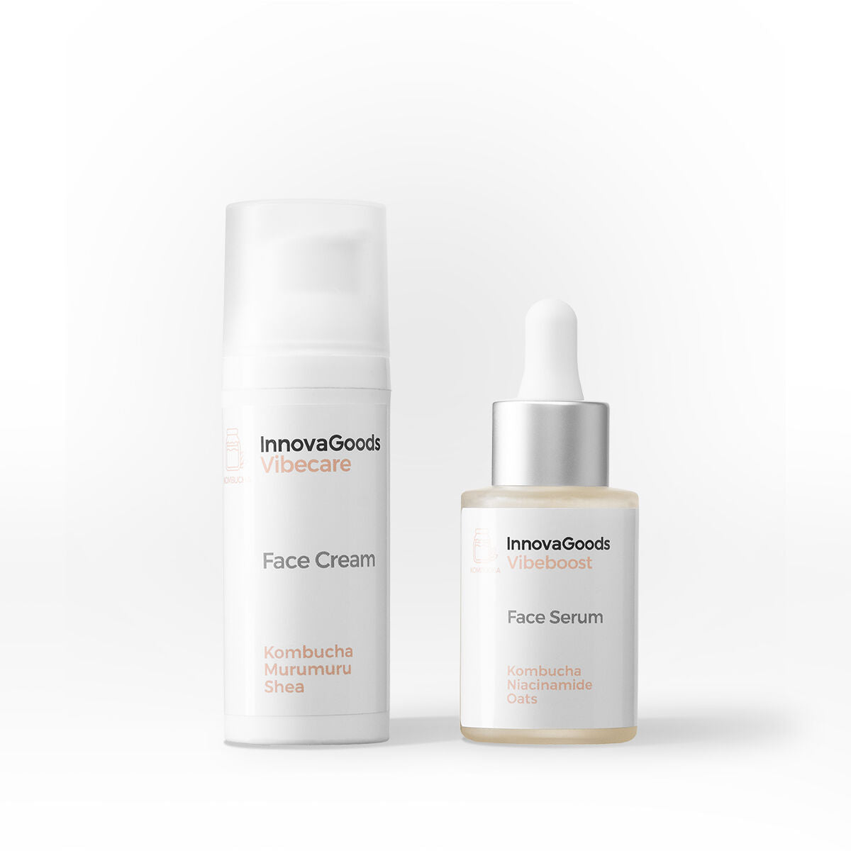 Face Moisturising Duo Pack Kombucha InnovaGoods for Women product packaging