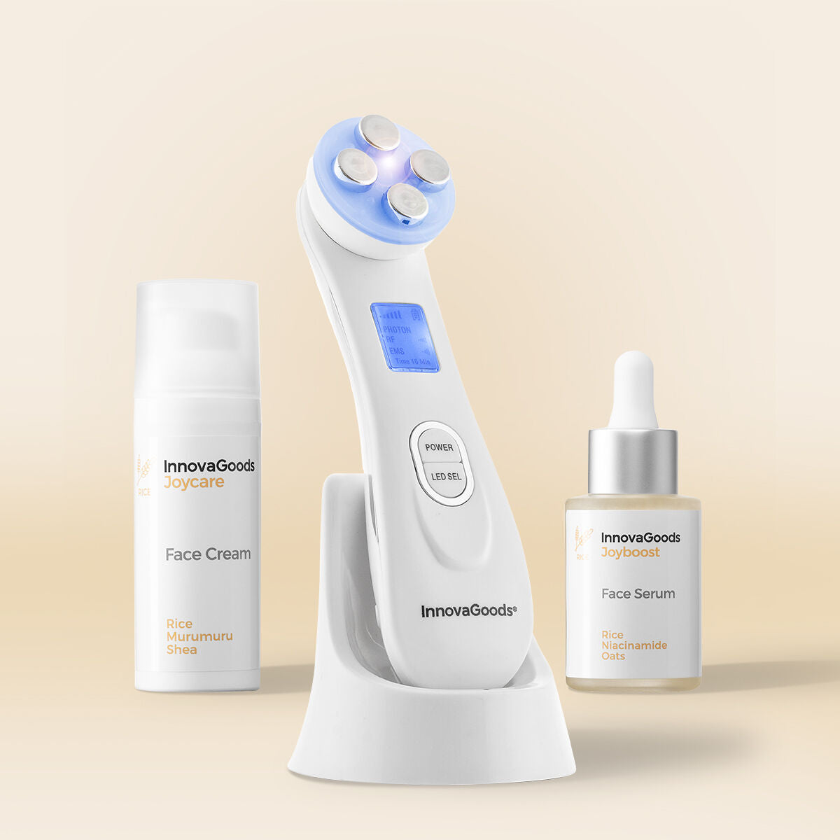 Repairing Facial Care Pack Rice InnovaGoods product packaging