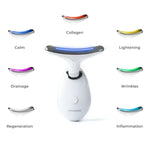 Electric Facial Firming Massager for Face and Neck with LED, EMS, and Heat Selora InnovaGoods product packaging