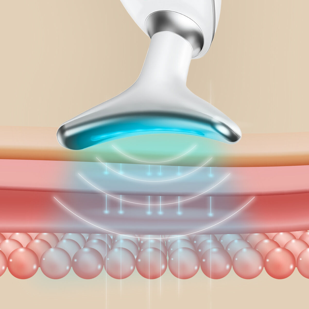 Electric Facial Firming Massager for Face and Neck with LED, EMS, and Heat Selora InnovaGoods product packaging