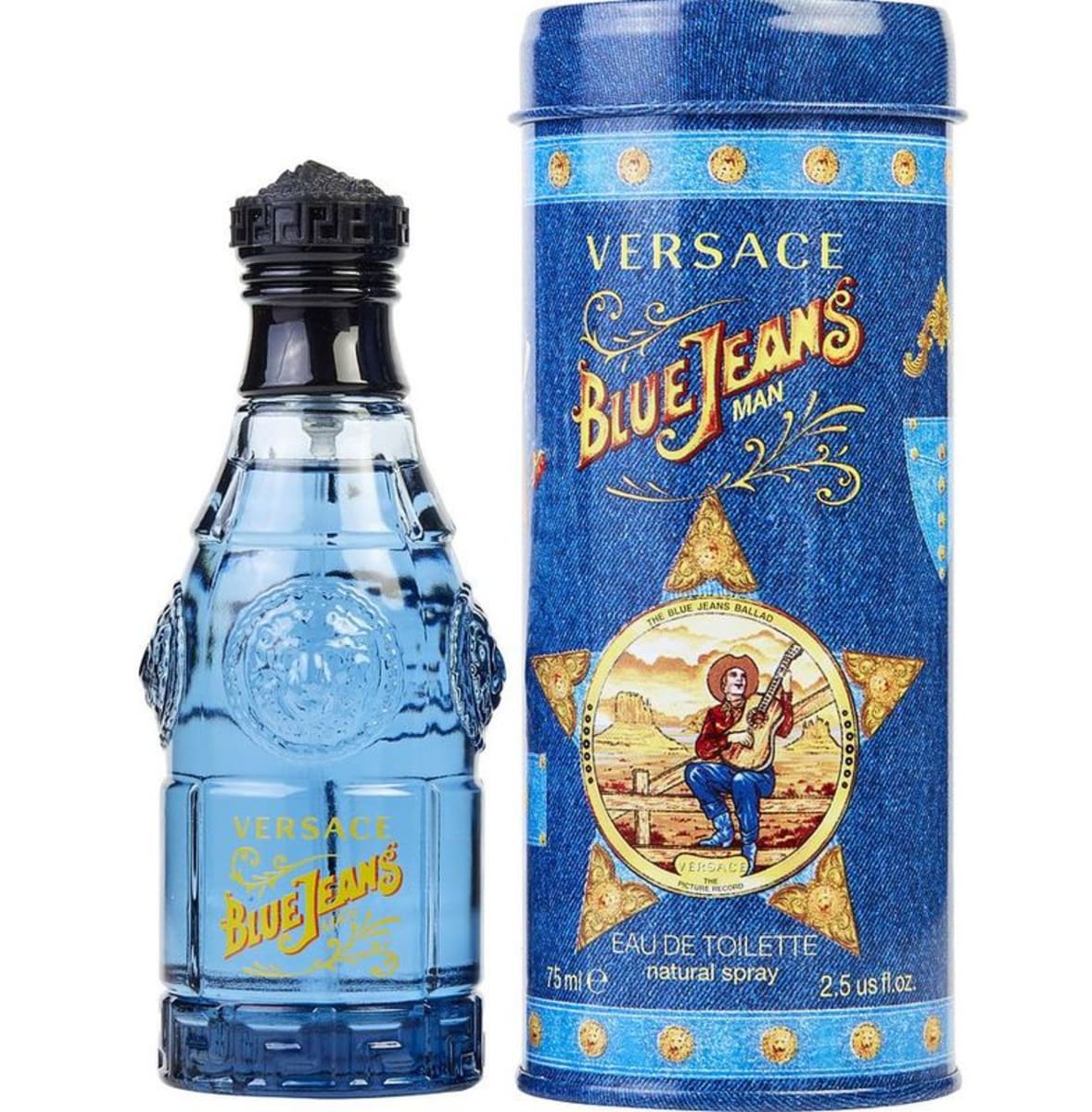 Versace, Blue Jeans, Eau De Toilette, For Men, 75 ml