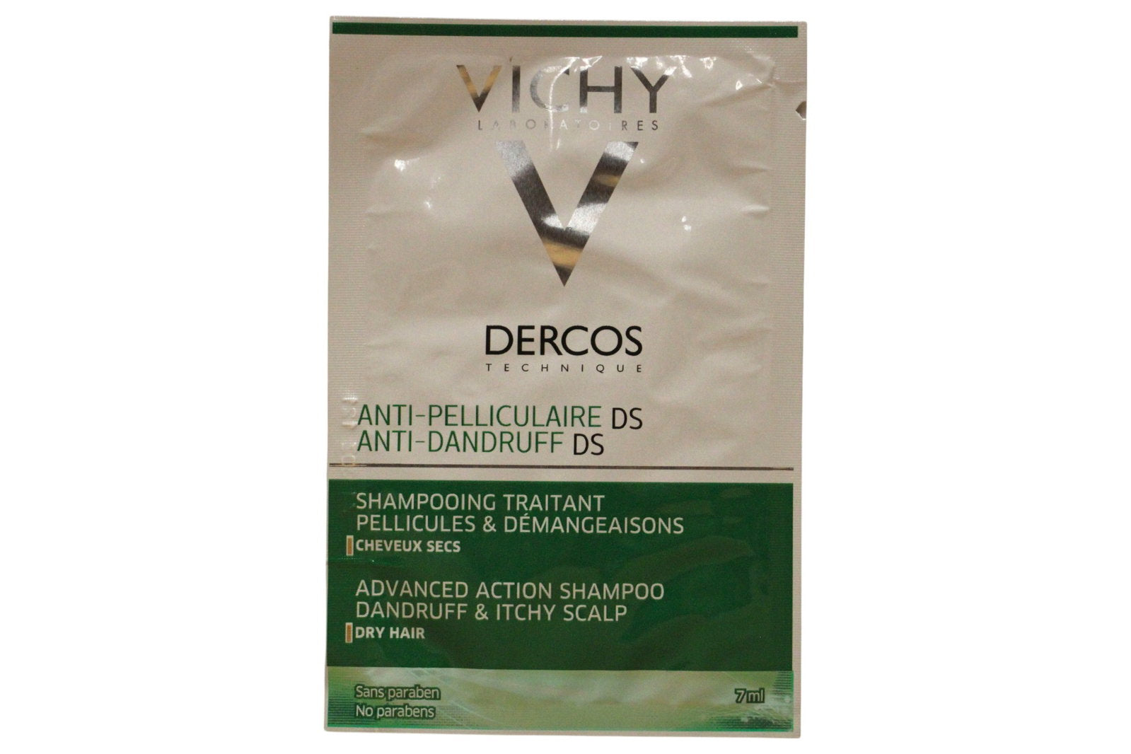 Vichy, Dercos, Hair Shampoo, Anti-Dandruff, 7 ml *Sample