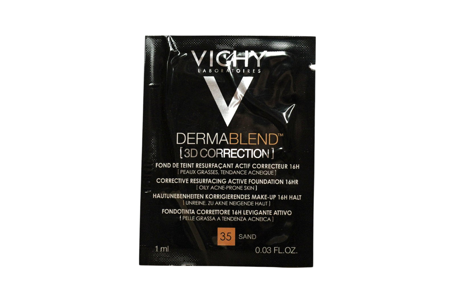 Vichy, DERMABLEND, Colour Correcting, Liquid Foundation, 35, Sand, 1 ml *Sample