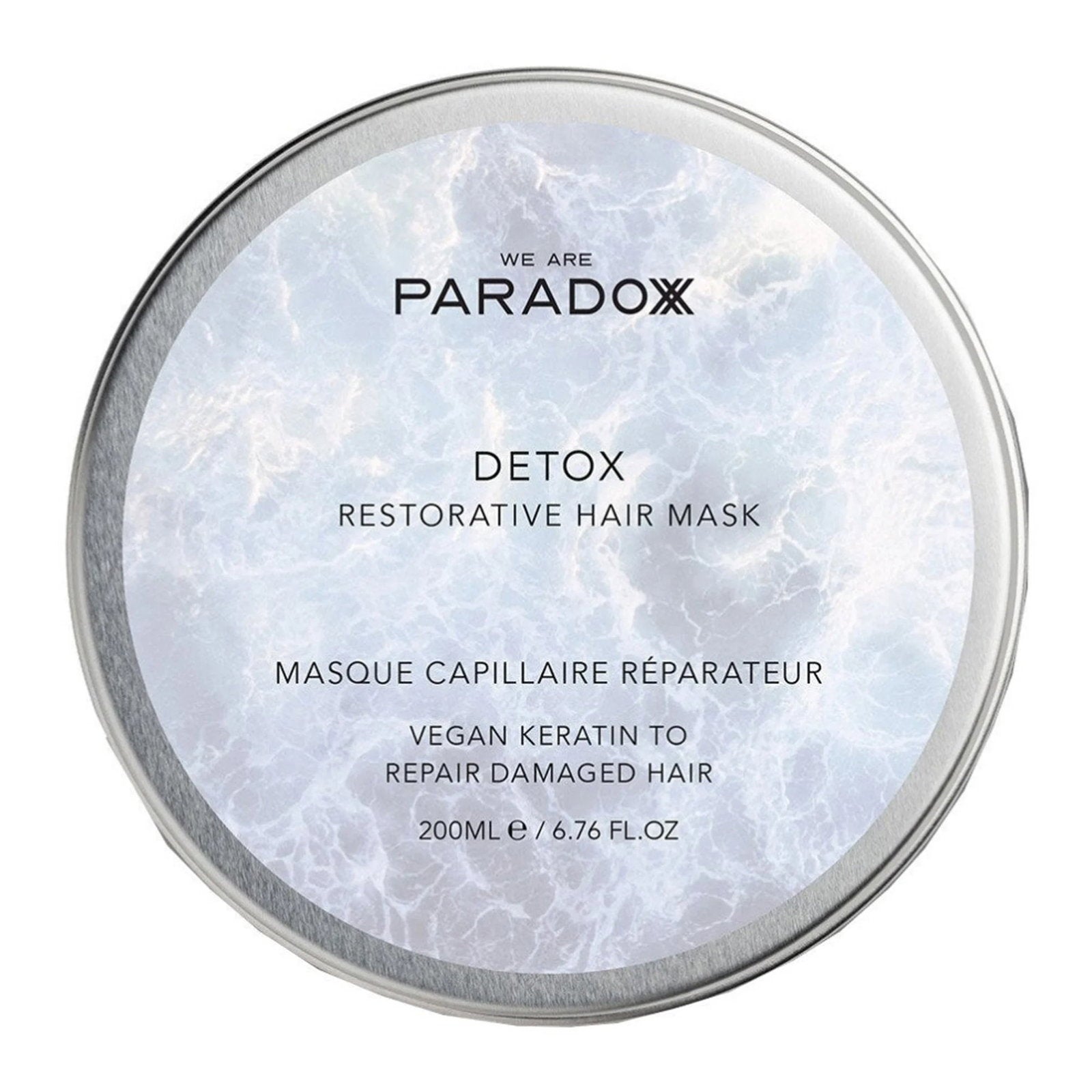 We are Paradoxx, Detox, Vegan Keratin, Hair Treatment Cream Mask, Restorative, 200 ml