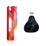 Wella Professionals, Color Touch, Ammonia-Free, Semi-Permanent Hair Dye, 2/0 Black, 60 ml