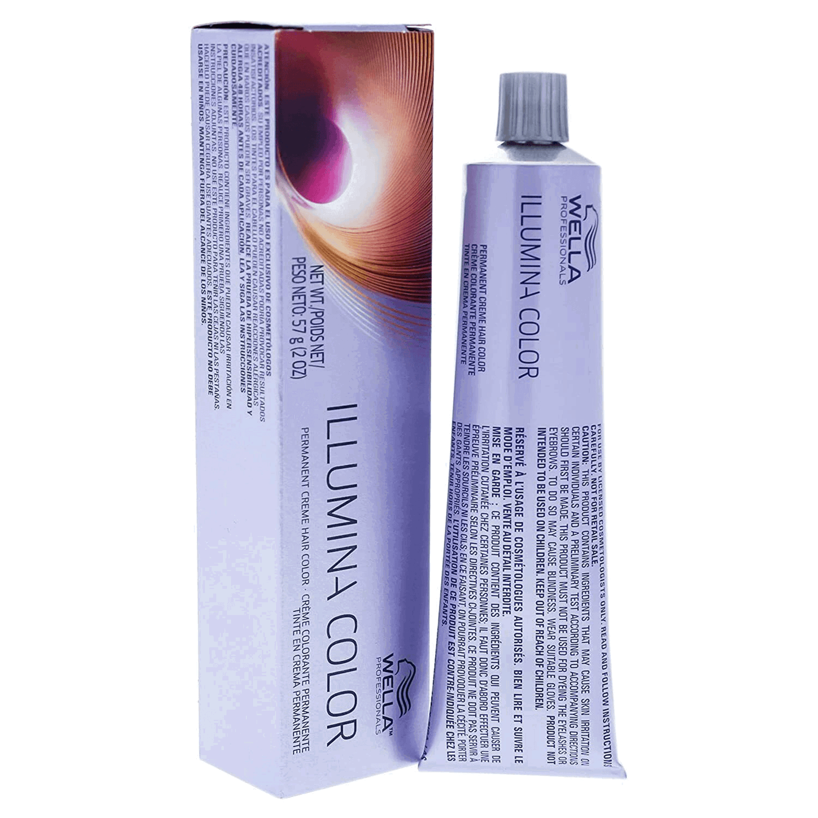 Wella Professionals, Illumina Color, Permanent Hair Dye, 6/76 Dark Blonde Violet Chestnut, 60 ml
