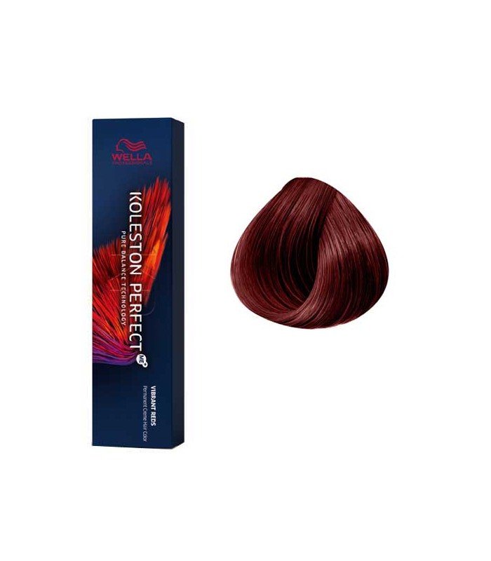 Wella Professionals, Koleston Perfect Me+, Permanent Hair Dye, 44/44 Medium Intense Red Brown, 60 ml