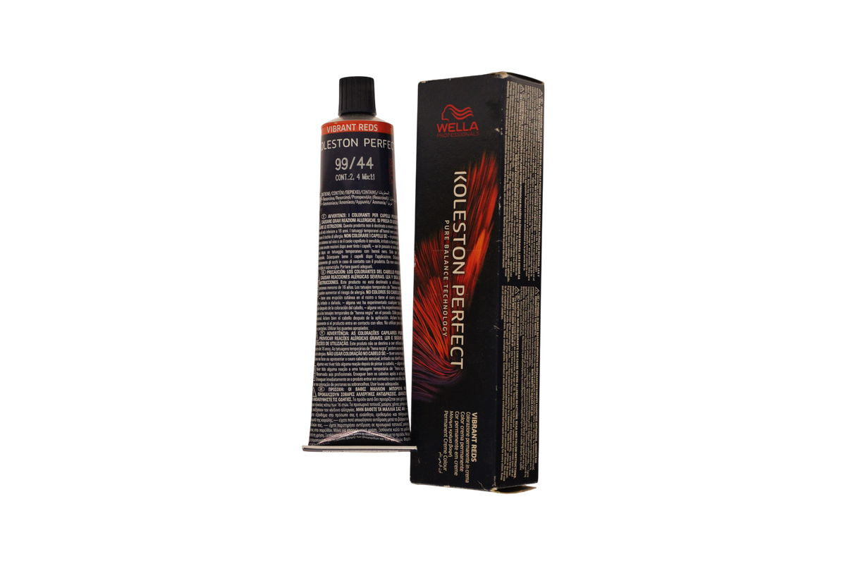 Wella Professionals Koleston Perfect Permanent Hair Dye 99/44 Bright Blonde Deep Red Intense 60 ml Tester