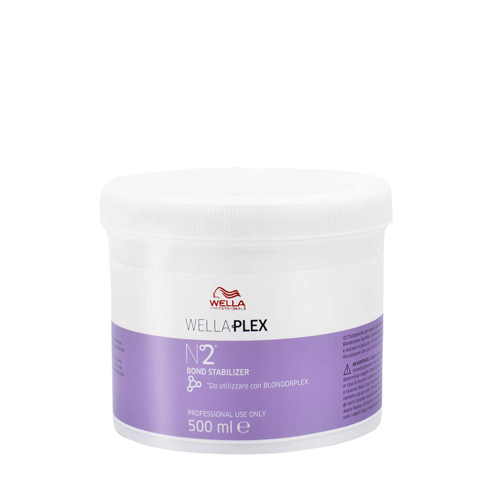 Wella Professionals, Wellaplex Bond Stabilizer No.2, Post Colour Treatment Cream, For Strengthening, 500 ml