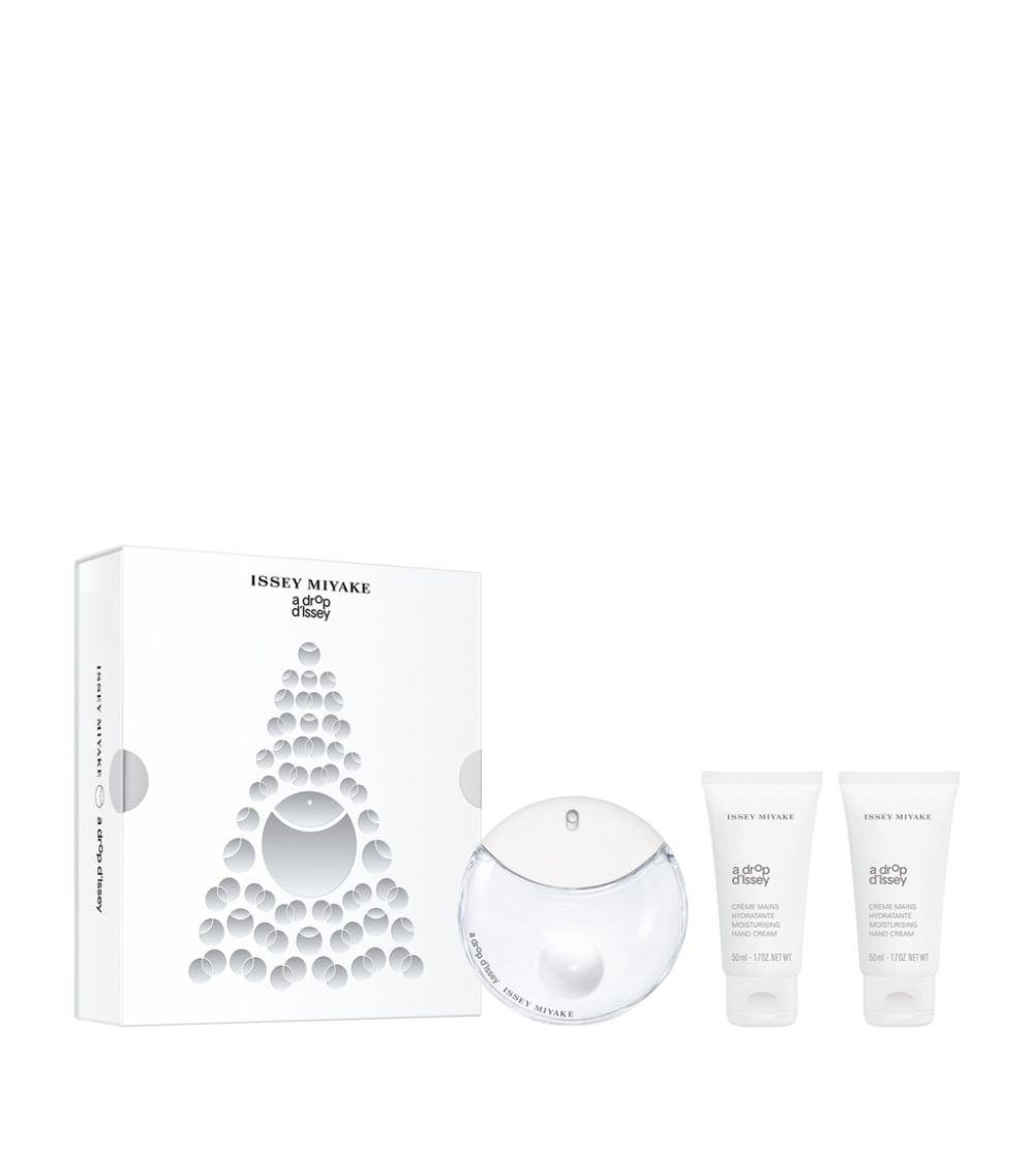 Xmas 2023 Set Issey Miyake: A Drop D'Issey, Hydrating, Hand Cream, 2 pcs, 50 ml + A Drop D'Issey, Eau De Parfum, For Women, 50 ml