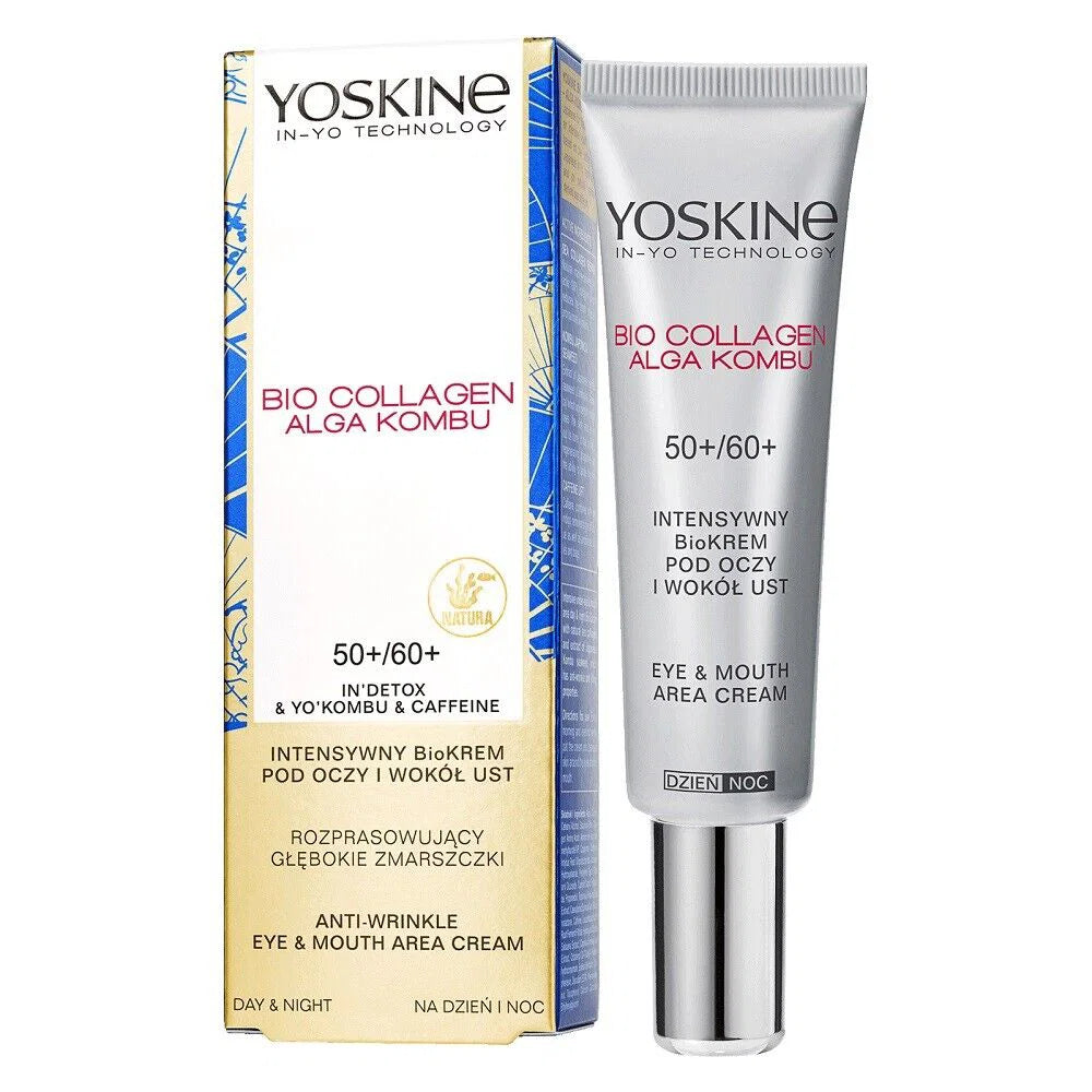 Yoskine, Bio Collagen Alga Kombu, Anti-Wrinkle, Eye Cream, 15 ml