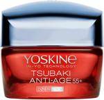 Yoskine, Tsubaki 55+, Anti-Aging, Day & Night, Cream, Face, 50 ml