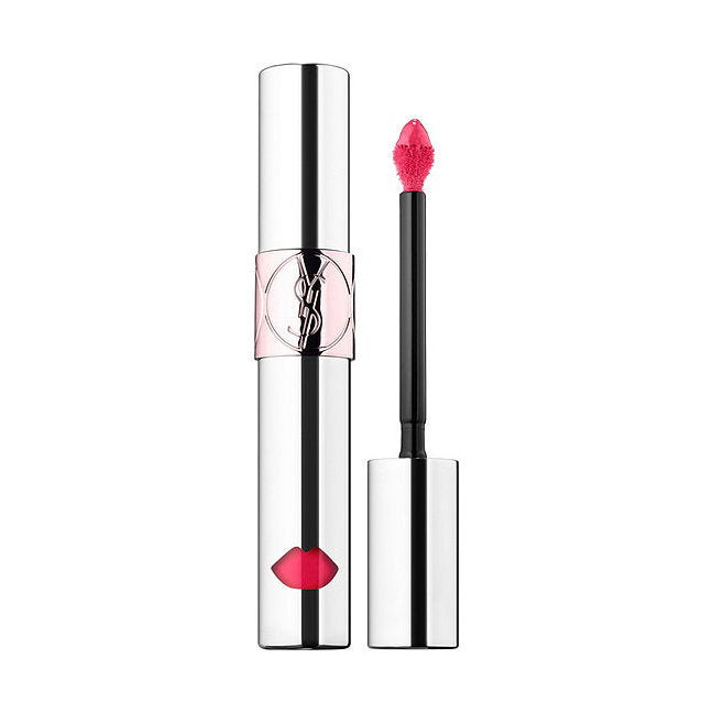 Yves Saint Laurent, Volupte Liquid Colour Balm, Lasting Care, Lip Balm, 8, Excite Me Pink, 6 ml