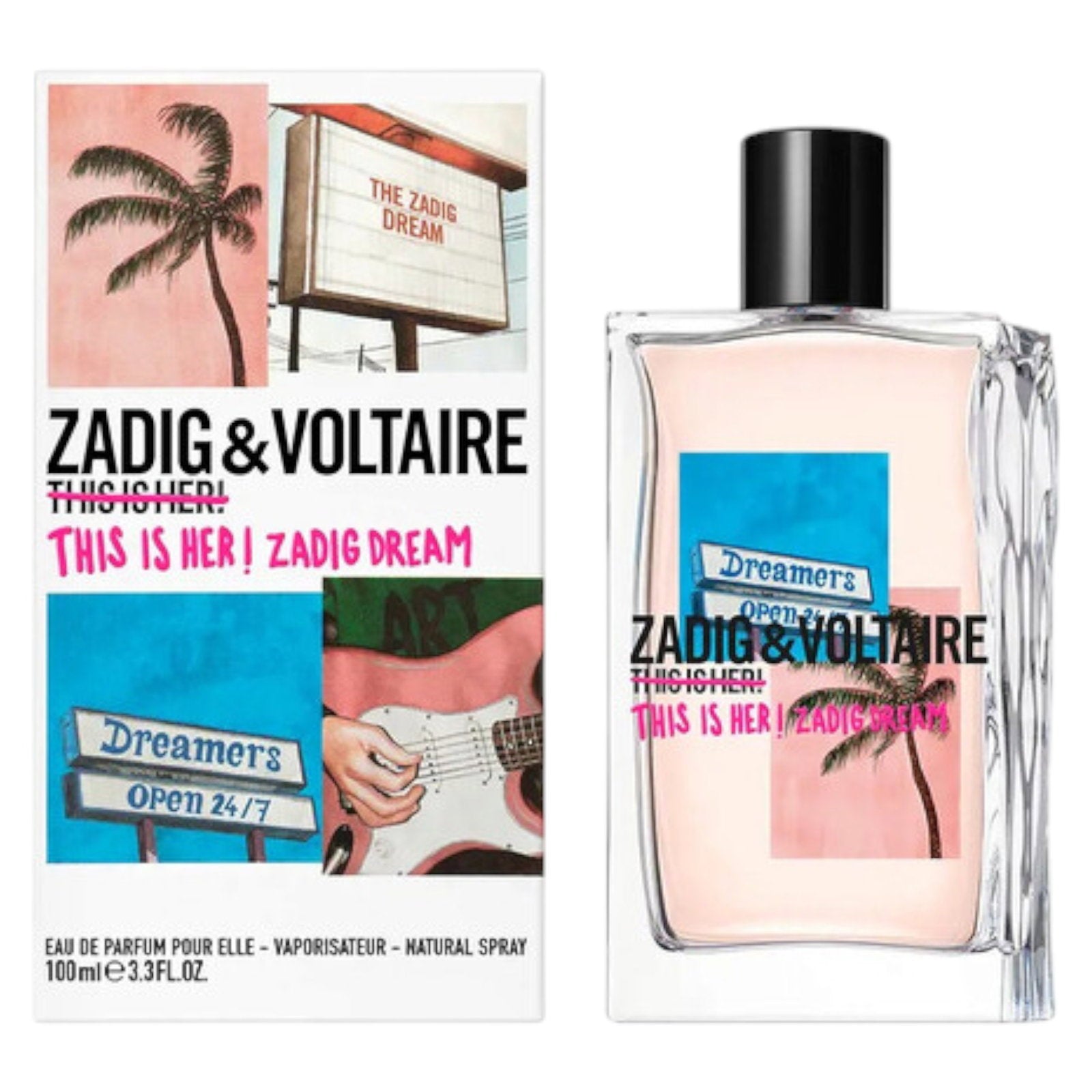 Zadig & Voltaire, This Is Her! Zadig Dream, Eau De Parfum, For Women, 100 ml