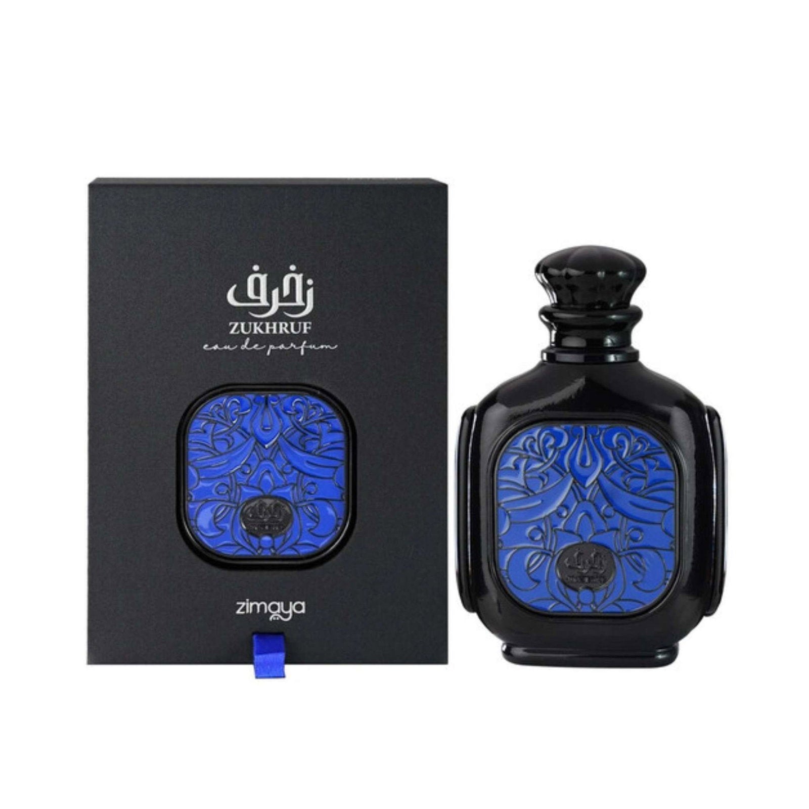 Zimaya, Zukhruf Black, Eau De Parfum, For Men, 100 ml